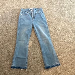 Loft kick crop jeans.